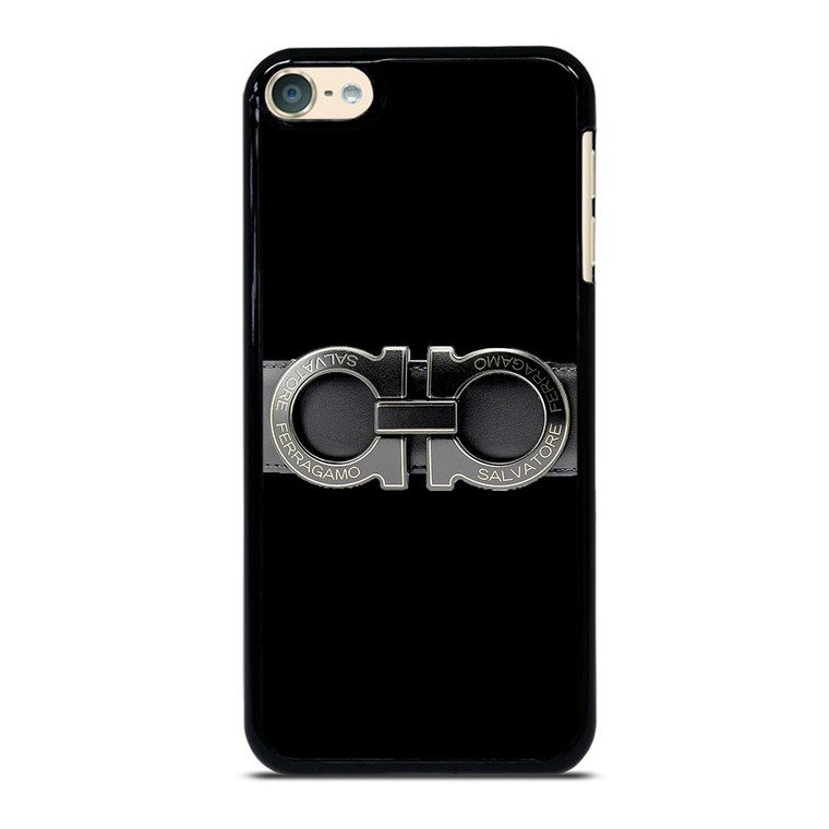 SALVATORE FERRAGAMO BELT BLACK iPod Touch 6 Case
