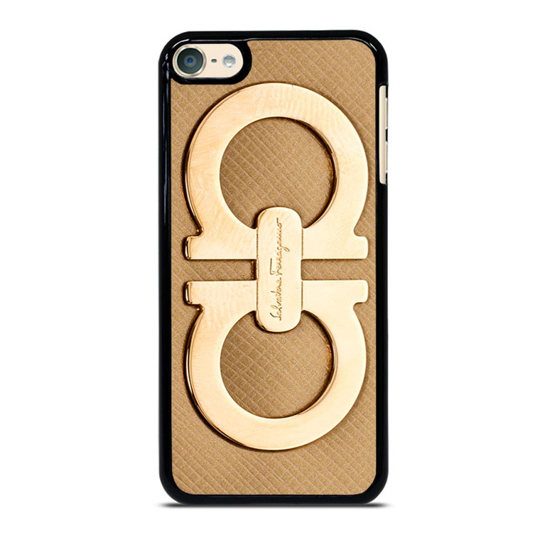 SALVATORE FERRAGAMO GOLD LOGO iPod Touch 6 Case