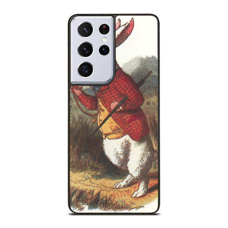 WHITE RABBIT ALICE IN WONDERLAND Disney Samsung Galaxy S21 Ultra Case