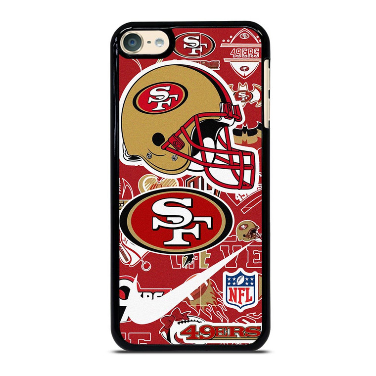 SAN FRANCISCO 49ERS NFL STICKER BOMB iPod Touch 6 Case