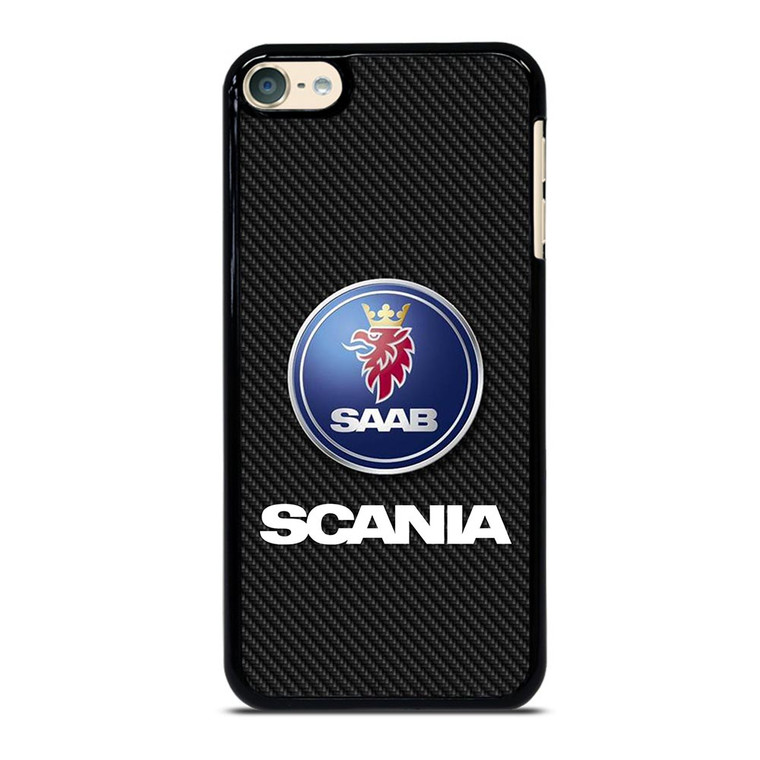 SCANIA TRUCK SAAB CARBON LOGO iPod Touch 6 Case