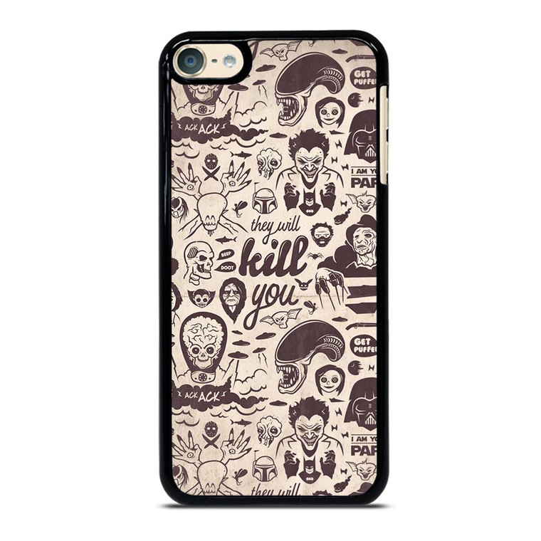 SLASHER PATTERN iPod Touch 6 Case