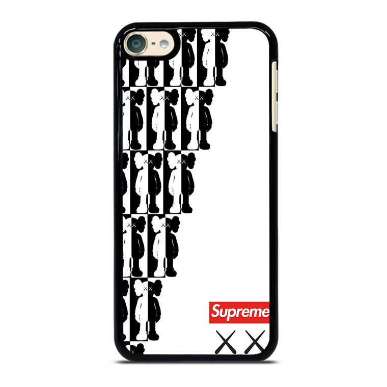 SUPREME KAWS BLACK WHITE iPod Touch 6 Case