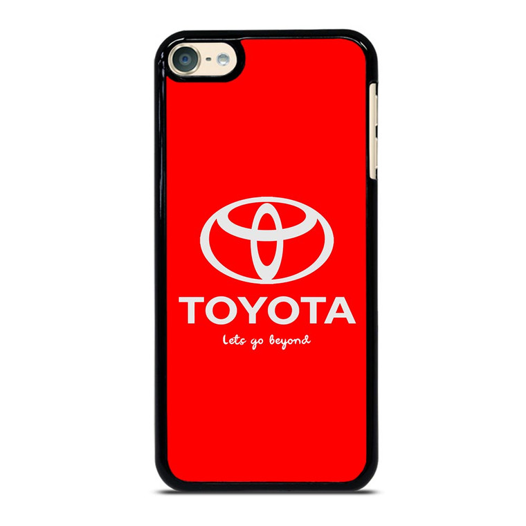 TOYOTA LETS GO BEYOND LOGO RED iPod Touch 6 Case