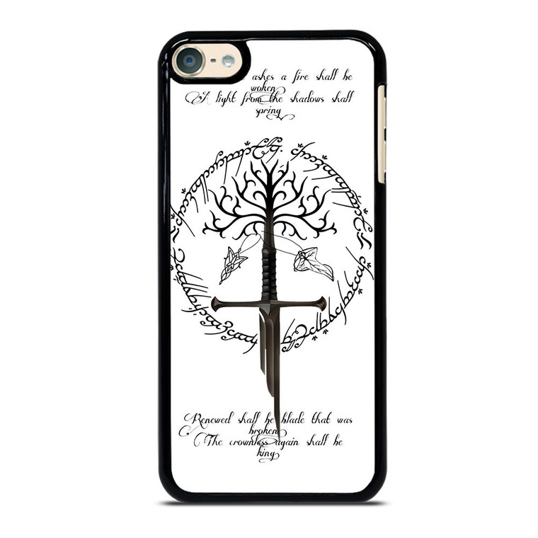 TREE LORD OF THE RING SWORD iPod Touch 6 Case