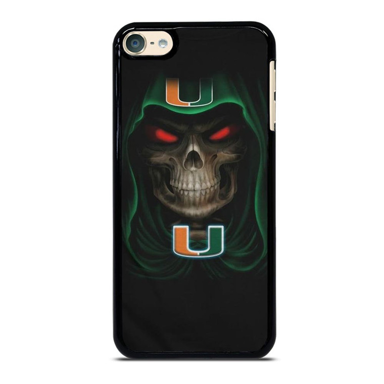 UM MIAMI HURRICANES SKULL iPod Touch 6 Case