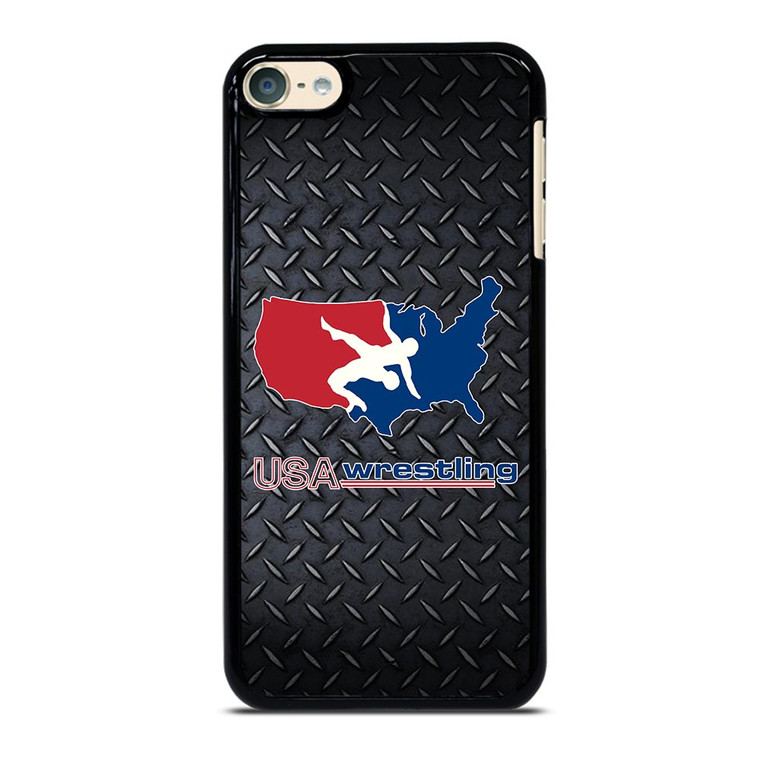 USA WRESTLING METAL LOGO iPod Touch 6 Case