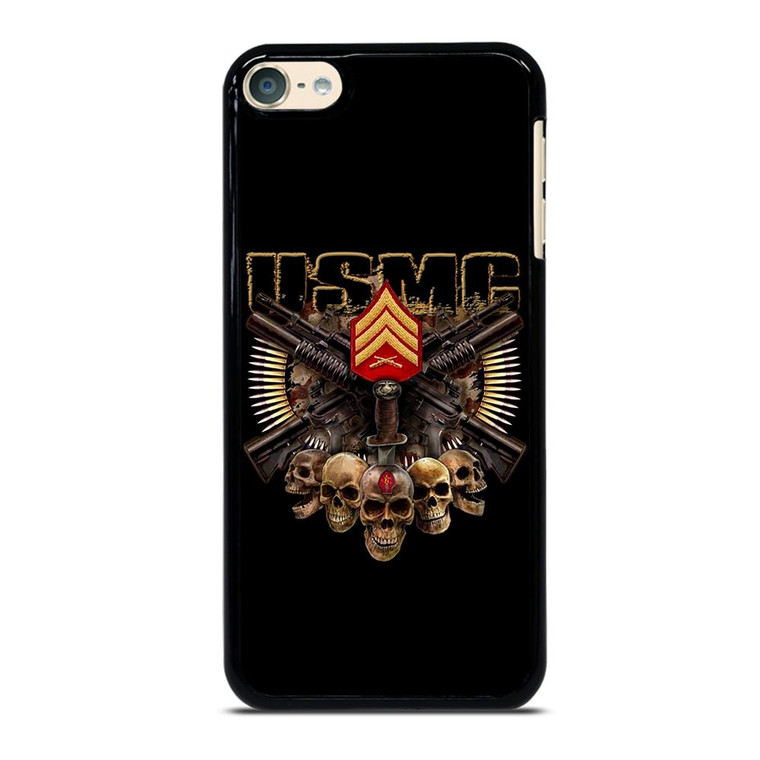 USMC MARINE CORPS SKULL LOGO iPod Touch 6 Case USMC MARINE CORPS SKULL LOGO iPod Touch 6 Case