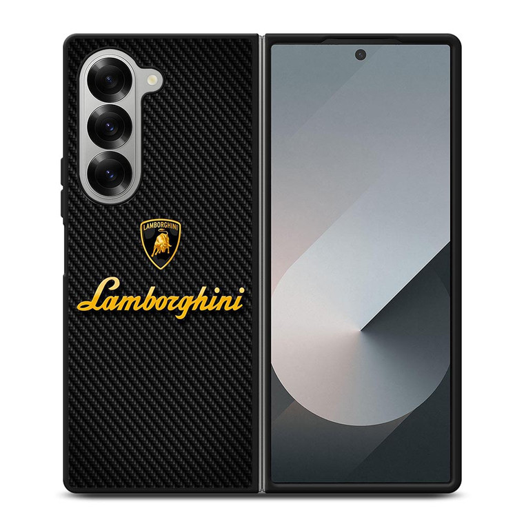 LAMBORGHINI CARBOON Samsung Galaxy Z Fold 6 Case Cover LAMBORGHINI CARBOON Samsung Galaxy Z Fold 6 Case Cover
