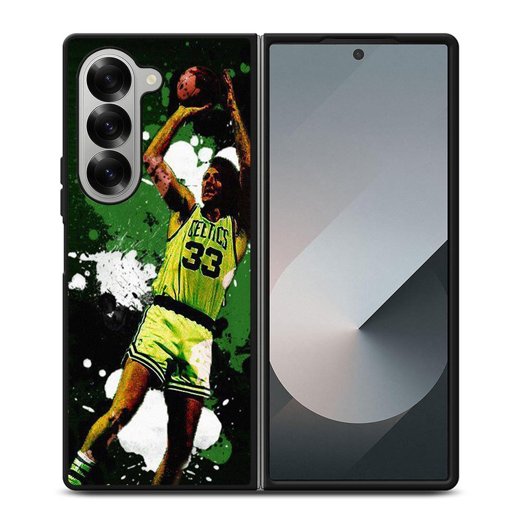 LARRY BIRD BOSTON CELTICS ART Samsung Galaxy Z Fold 6 Case Cover