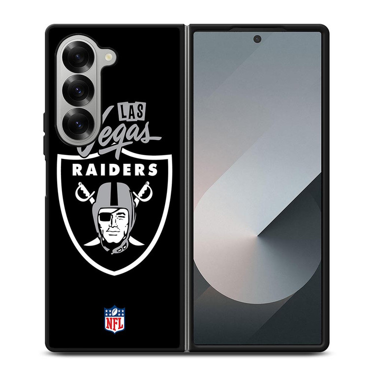 LAS VEGAS RAIDERS NFL LOGO Samsung Galaxy Z Fold 6 Case Cover