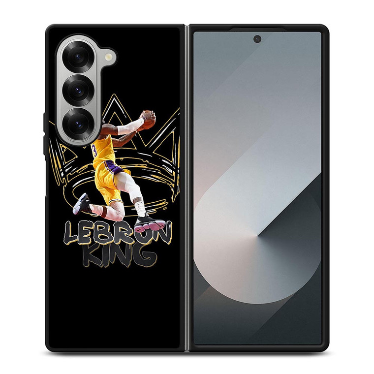LEBRON JAMES KING NBA Samsung Galaxy Z Fold 6 Case Cover