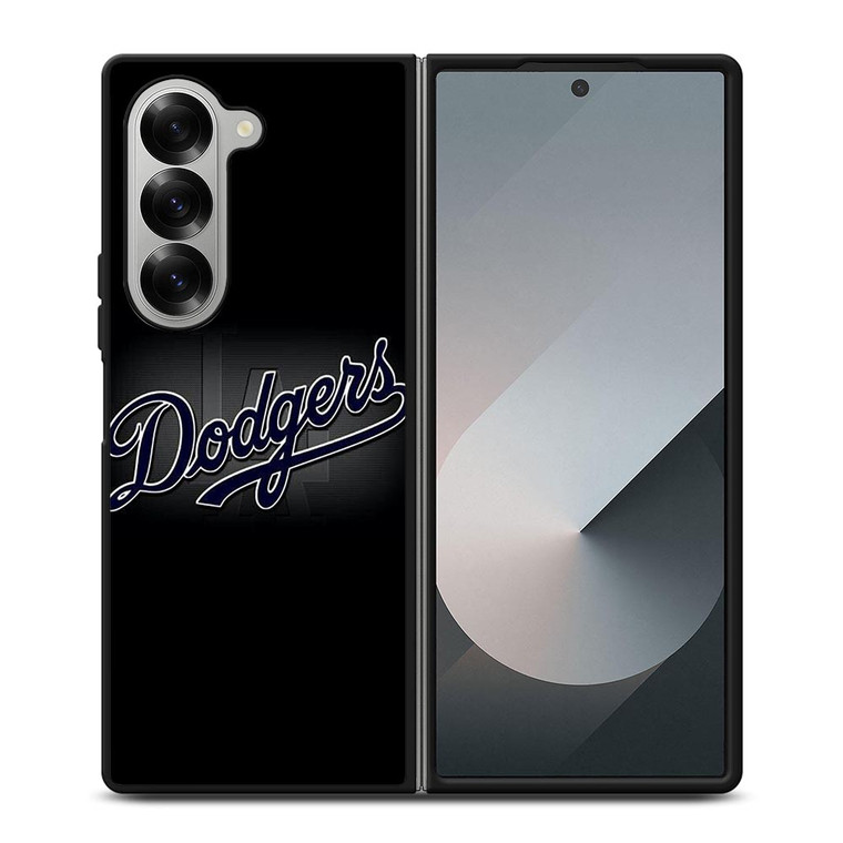 LOS ANGELES DODGERS BLACK LOGO Samsung Galaxy Z Fold 6 Case Cover