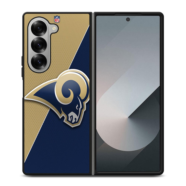 LOS ANGELES RAMS NFL LOGO Samsung Galaxy Z Fold 6 Case Cover LOS ANGELES RAMS NFL LOGO Samsung Galaxy Z Fold 6 Case Cover