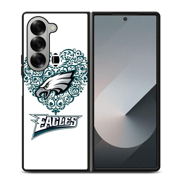 LOVE PHILADELPHIA EAGLES Samsung Galaxy Z Fold 6 Case Cover