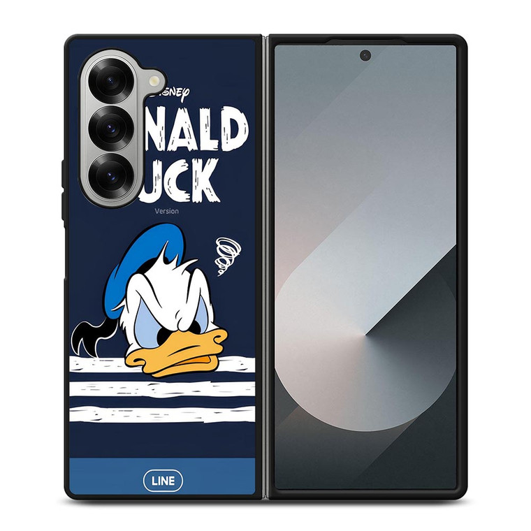 MAD DONALD DUCK ANGRY Samsung Galaxy Z Fold 6 Case Cover