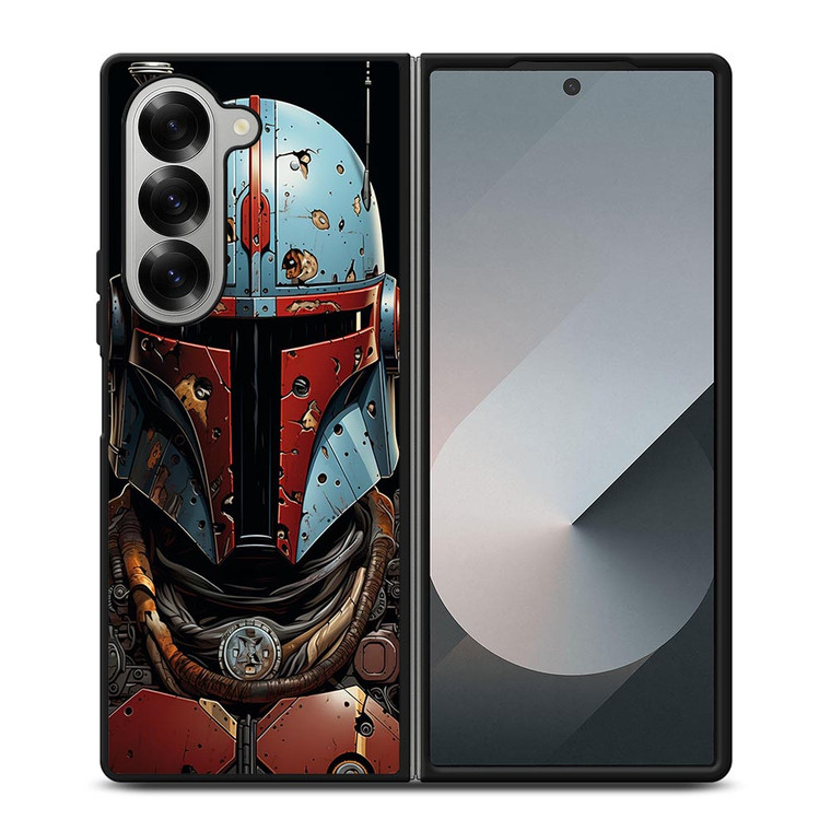 MANDALORIAN HELMET RUSTY Samsung Galaxy Z Fold 6 Case Cover