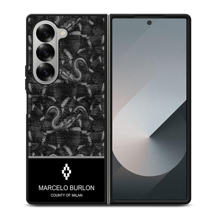 MARCELO BURLON SNAKE ART Samsung Galaxy Z Fold 6 Case Cover