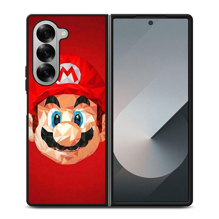 MARIO BROS CLIPART HEAD Samsung Galaxy Z Fold 6 Case Cover