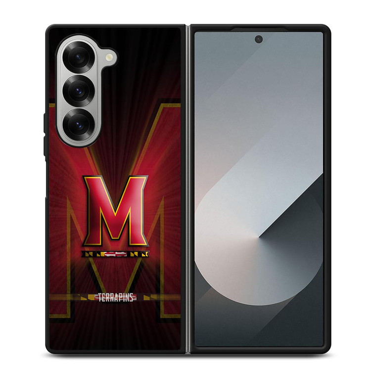 MARYLAND TERRAPINS FOOTBALL LOGO Samsung Galaxy Z Fold 6 Case Cover