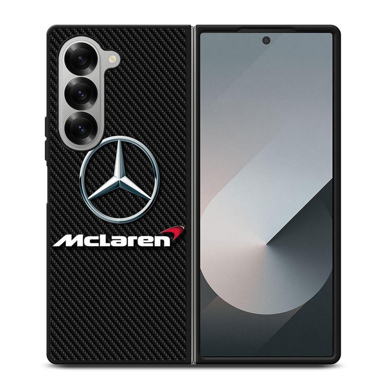 MERCEDES MCLAREN CARBON LOGO Samsung Galaxy Z Fold 6 Case Cover