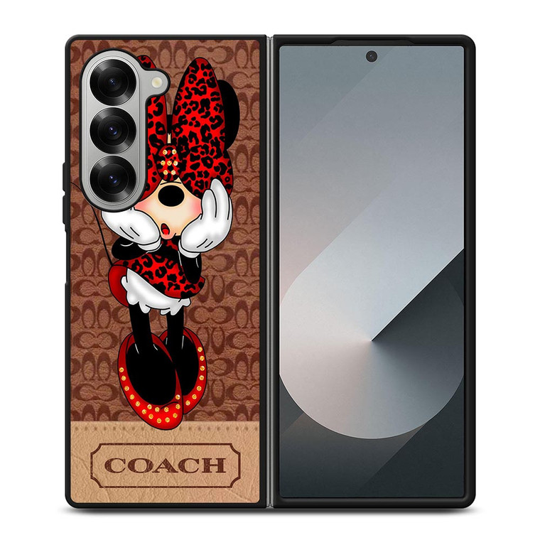 MINNIE MOUSE COACH Samsung Galaxy Z Fold 6 Case Cover