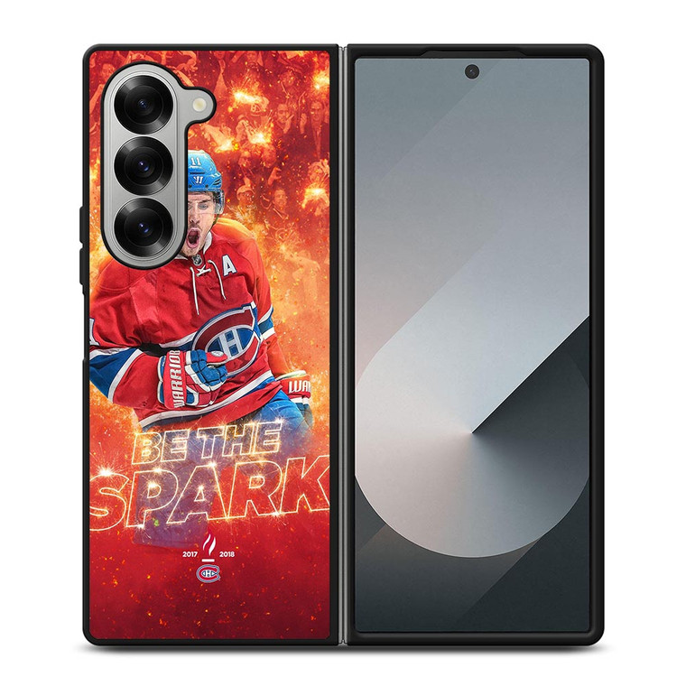 MONTREAL CANADIENS BE THE SPARK NHL Samsung Galaxy Z Fold 6 Case Cover