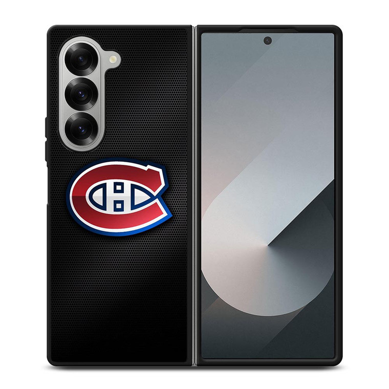 MONTREAL CANADIENS CARBON LOGO Samsung Galaxy Z Fold 6 Case Cover