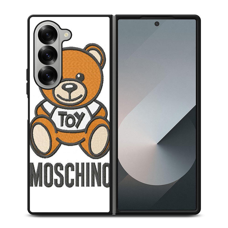 MOSCHINO TOY EMBROIDERED Samsung Galaxy Z Fold 6 Case Cover