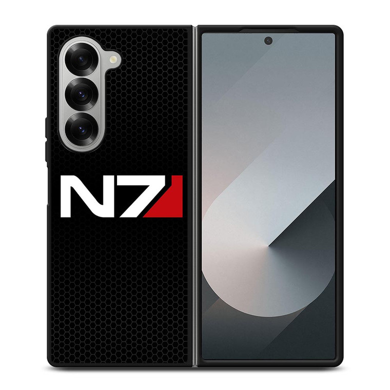 N7 MASS EFFECT METAL LOGO Samsung Galaxy Z Fold 6 Case Cover