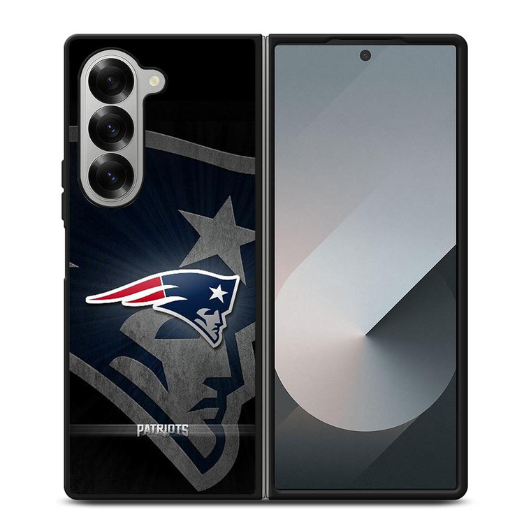 NEW ENGLAND PATRIOTS METAL LOGO Samsung Galaxy Z Fold 6 Case Cover