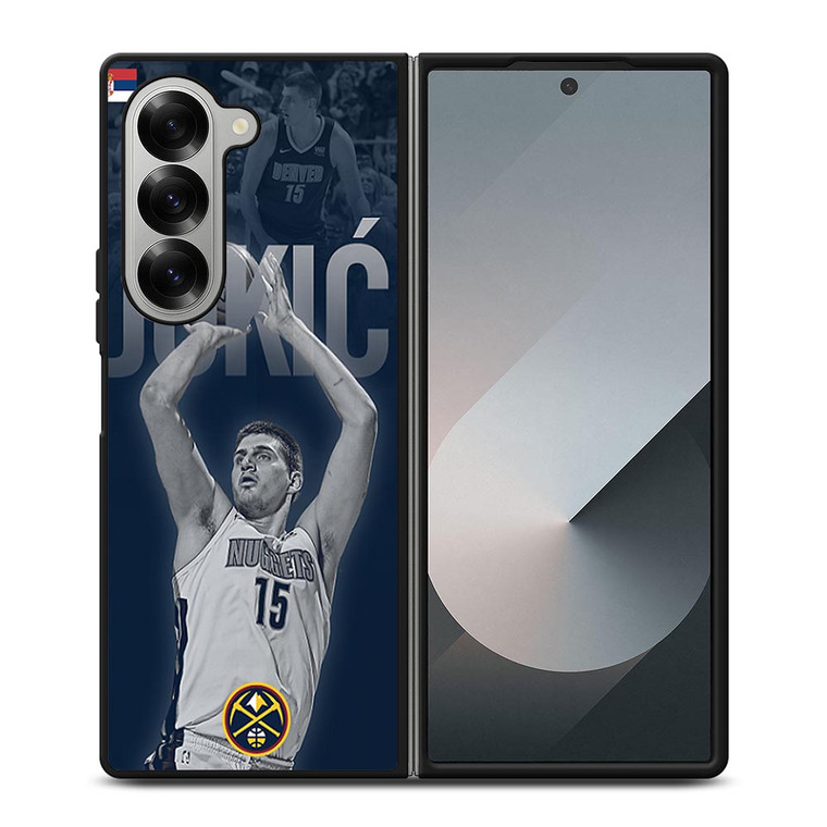 NIKOLA JOKIC DENVER NUGGETS NBA Samsung Galaxy Z Fold 6 Case Cover