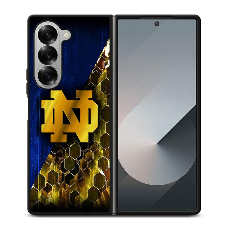 NOTRE DAME FIGHTING IRISH GOLDEN LOGO Samsung Galaxy Z Fold 6 Case Cover