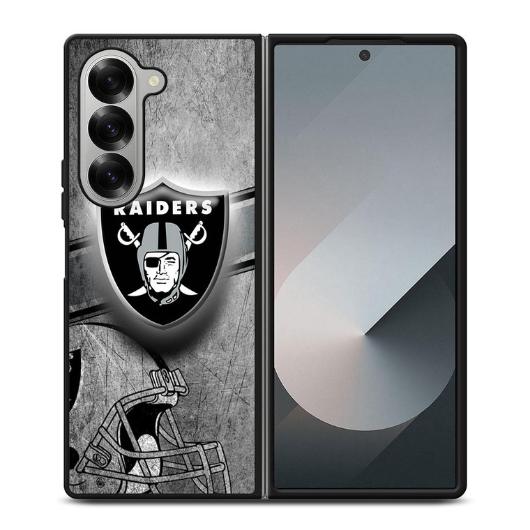 OAKLAND RAIDERS NFL LOGO Samsung Galaxy Z Fold 6 Case Cover OAKLAND RAIDERS NFL LOGO Samsung Galaxy Z Fold 6 Case Cover