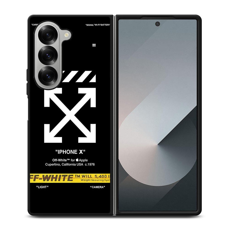 OFF WHITE NEW Samsung Galaxy Z Fold 6 Case Cover