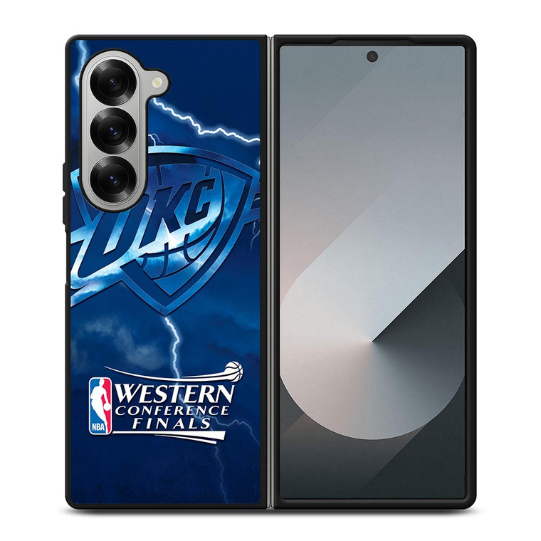 OKLAHOMA CITY THUNDER BASKETBALL Samsung Galaxy Z Fold 6 Case Cover