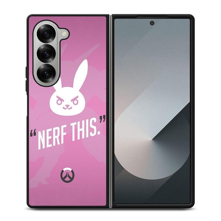 OVERWATCH D.VA NERF THIS Samsung Galaxy Z Fold 6 Case Cover