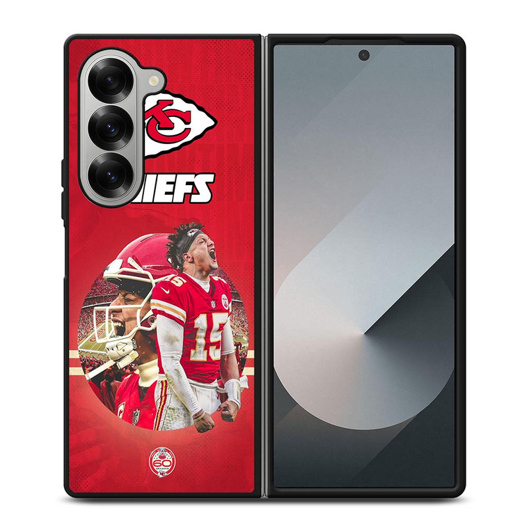 PATRICK MAHOMES 15 KANSAS CITY CHIEFS Samsung Galaxy Z Fold 6 Case Cover