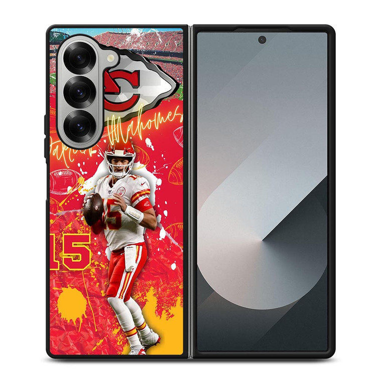PATRICK MAHOMES WALLPAPER Samsung Galaxy Z Fold 6 Case Cover
