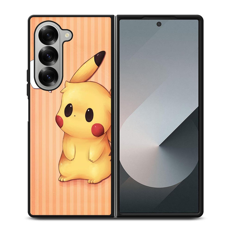 PIKACHU POKEMON LOVE SIGN Samsung Galaxy Z Fold 6 Case Cover