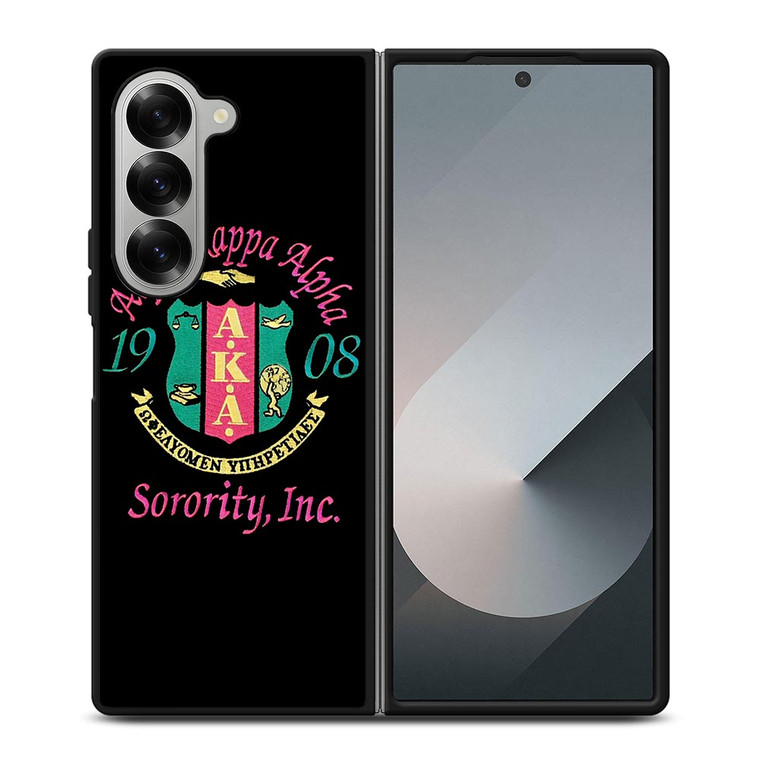 PINK AND GREEN AKA LOGO Samsung Galaxy Z Fold 6 Case Cover