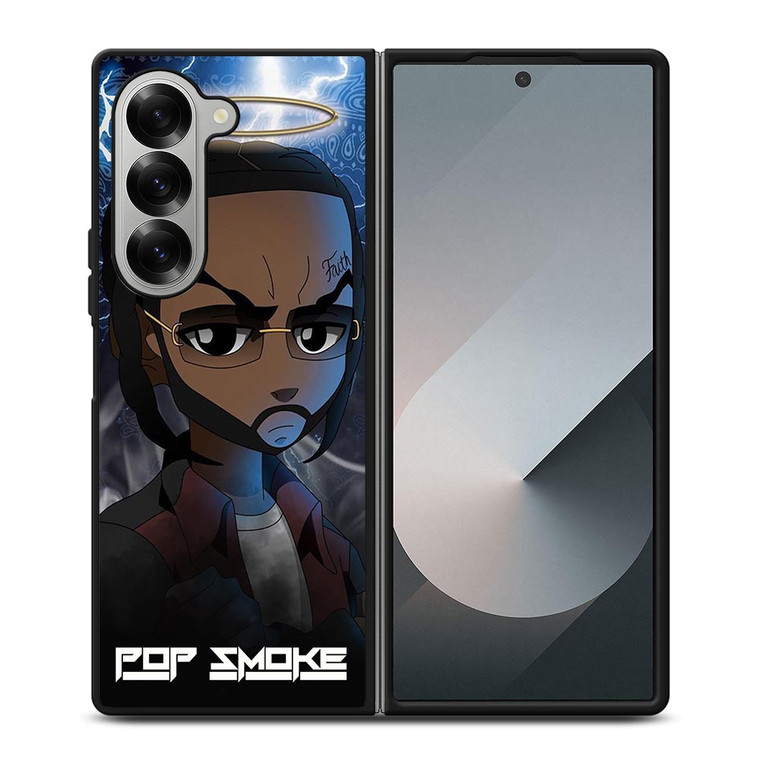 POP SMOKE RAPPER CARTOON LOGO Samsung Galaxy Z Fold 6 Case Cover