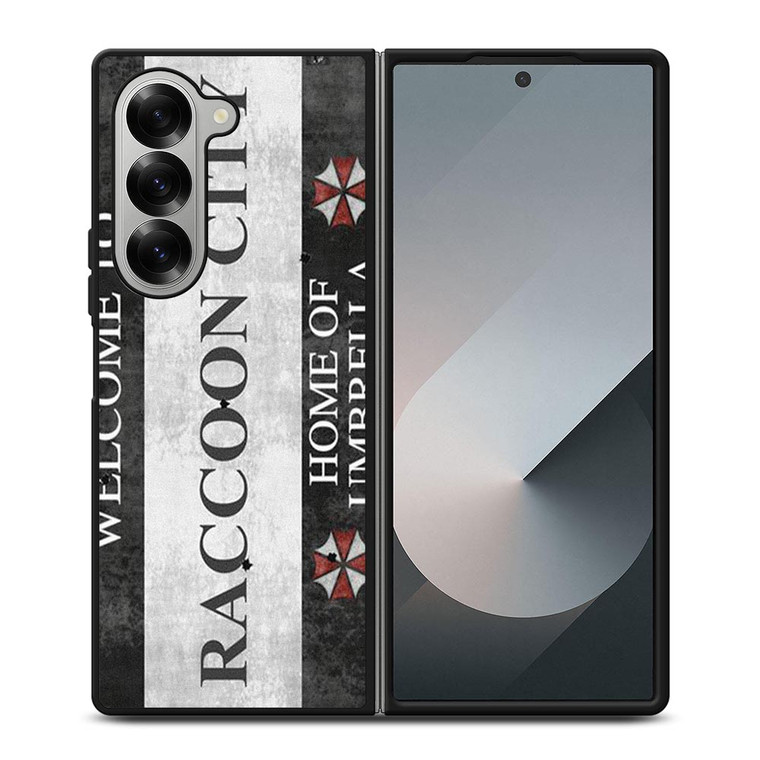 RACCOON CITY RESIDENT EVIL SIGN Samsung Galaxy Z Fold 6 Case Cover RACCOON CITY RESIDENT EVIL SIGN Samsung Galaxy Z Fold 6 Case Cover