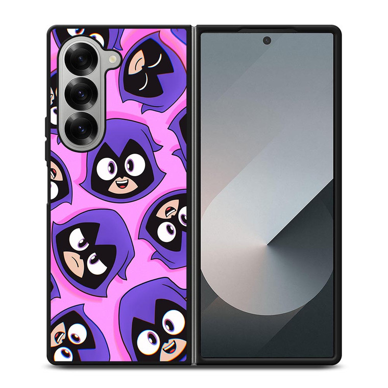 RAVEN TEEN TITANS GO PATTERN Samsung Galaxy Z Fold 6 Case Cover