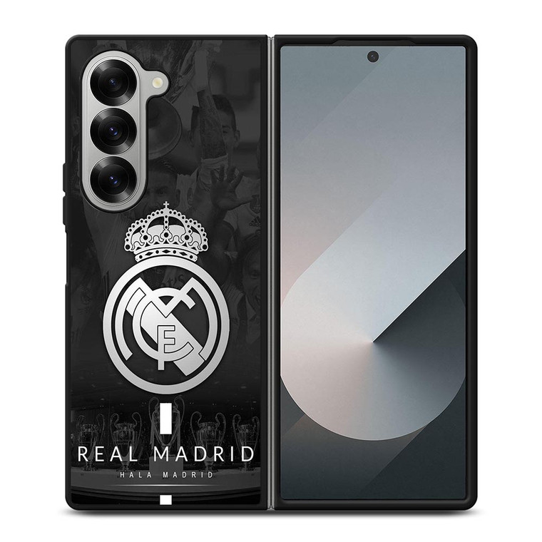 REAL MADRID SOCCER LOGO Samsung Galaxy Z Fold 6 Case Cover REAL MADRID SOCCER LOGO Samsung Galaxy Z Fold 6 Case Cover