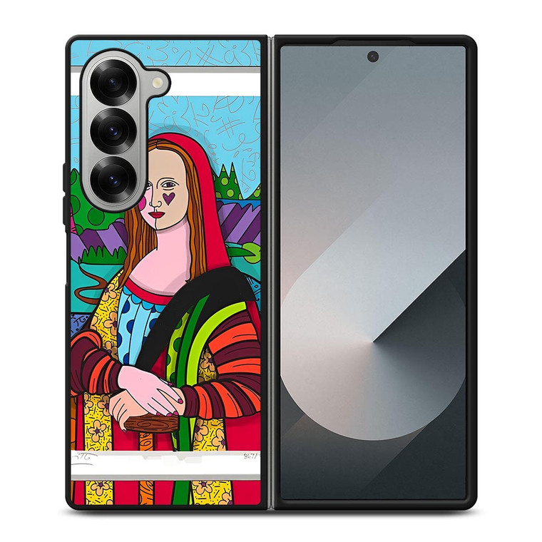 ROMERO BRITTO MONALISA Samsung Galaxy Z Fold 6 Case Cover ROMERO BRITTO MONALISA Samsung Galaxy Z Fold 6 Case Cover