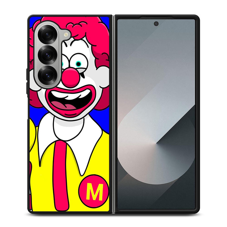 RONALD MCDONALDS MASCOT CARTOON Samsung Galaxy Z Fold 6 Case Cover RONALD MCDONALDS MASCOT CARTOON Samsung Galaxy Z Fold 6 Case Cover