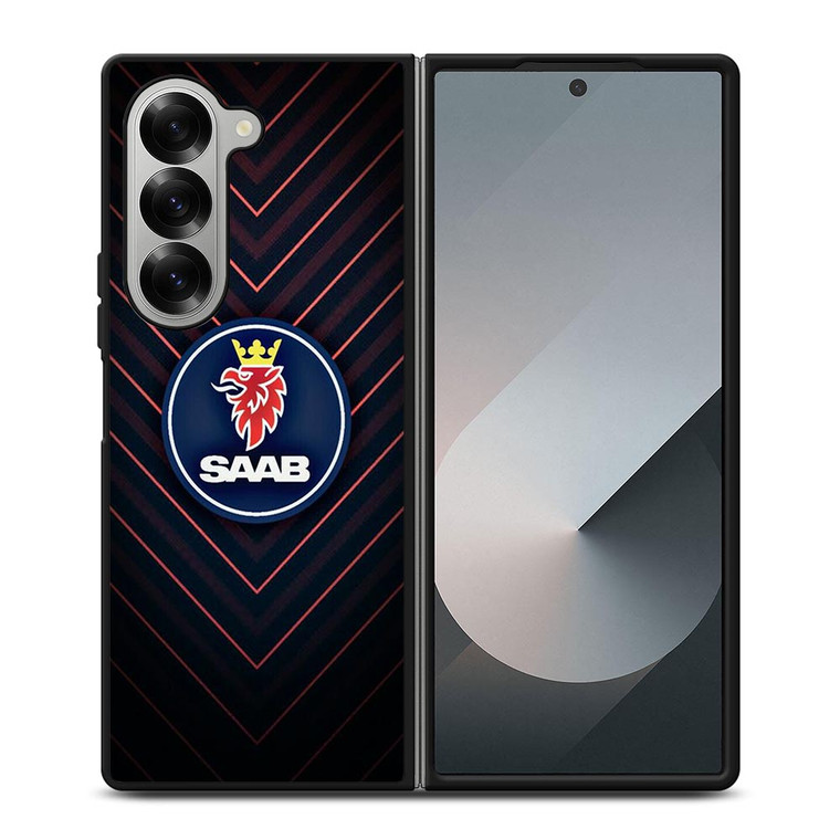 SAAB AUTOMOBILE LOGO Samsung Galaxy Z Fold 6 Case Cover SAAB AUTOMOBILE LOGO Samsung Galaxy Z Fold 6 Case Cover