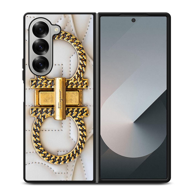 SALVATORE FERRAGAMO EMBLEM Samsung Galaxy Z Fold 6 Case Cover SALVATORE FERRAGAMO EMBLEM Samsung Galaxy Z Fold 6 Case Cover