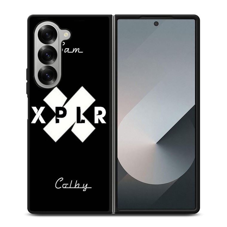 SAM AND COLBY XPLR LOGO Samsung Galaxy Z Fold 6 Case Cover SAM AND COLBY XPLR LOGO Samsung Galaxy Z Fold 6 Case Cover